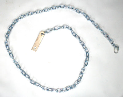 Classic Solid Coin Lock Starter Chain for Shopping Trolley Bays
