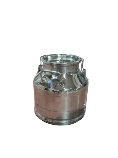 25 Litre Stainless Steel Milk Churn – Durable and Secure Dairy Transport