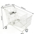 Shopping Trolley - 212 Litre Zinc Plated