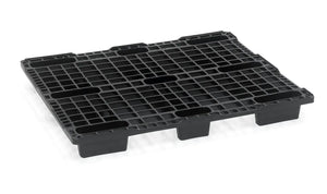 Nestable Plastic Pallet 1200 x 1000 x 125mm with Raised Edge – 900kg Dynamic Load