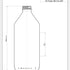 575ml Flint Glass Vinegar Bottle – 28mm Screw Top