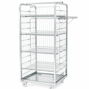 High Container 700x700 H1650 with 4 Shelves – Tall Roll Cage for Maximum Storage