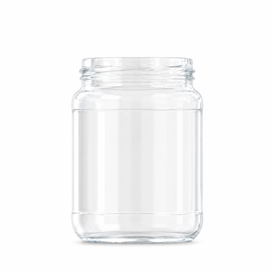 Borcan pentru miere din sticlă de chihlimbar Flint, 368 ml