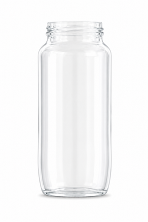 Borcan alimentar din sticlă de tip flint, 539 ml