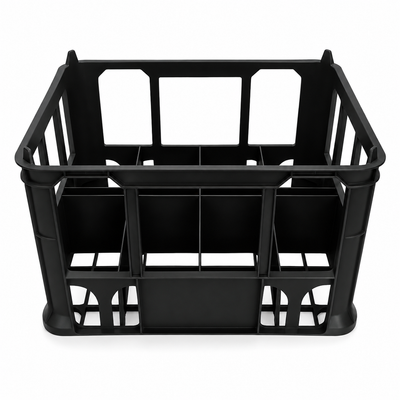 2 Litre Poly Bottle Plastic Crate