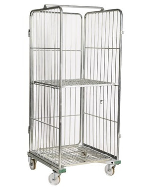 Cușcă de transport tip roll cage cu cadru Z utilizată | Container de îngrămădire tip roll pentru depozitare, recondiționat | Pentru sarcini grele