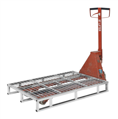 Steel Pallet – 1200 × 800 × 153 mm – Frame / Mesh / Full Plate Options