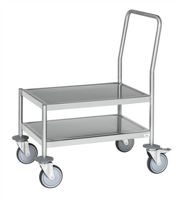 Stainless Steel Platform Truck – C3 (AISI 304) – 800 × 550 × 905 mm