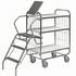 Series 8000 Shelving Trolley – Electrogalvanised Flex Cart – 250 kg Capacity (945 × 470 × 1120 mm)