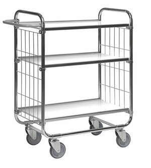 Series 8000 Shelving Trolley – Electrogalvanised – 250 kg Capacity (815 × 470 × 1120 mm)