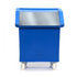 142 Litre Ingredients Trolley with Stainless Steel Flap Lid – Food Approved Mobile Storage Bin