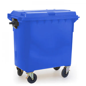 750 Litre Wheeled Waste Bin – Heavy Duty HDPE Wheelie Bin with Castors