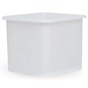 98 litre food approved rectangular MDPE plastic tank with solid walls