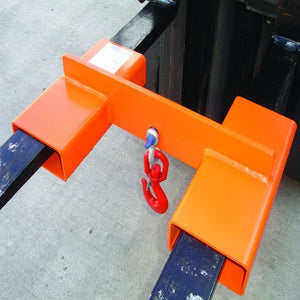 Adjustable Fork Mounted Hook for Forklift Truck - 1000kg to 5000kg Capacity