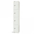 All White Steel Locker with Cam Key Lock, 450mm Depth