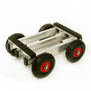 Heavy Duty Aluminium Piano Dolly 800kg Capacity Pneumatic Wheels