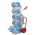 Aluminium Water Empty Bottle Sack Truck 200kg Capacity - Holds 7 Bottles