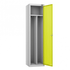 Clean and Dirty Steel Locker with Cam Key Lock, Central Partition and Top Shelf