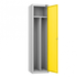 Clean and Dirty Steel Locker with Cam Key Lock, Central Partition and Top Shelf