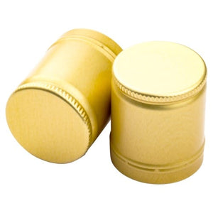 30x35mm gold aluminium ROPP spirit cap bottle closure