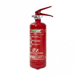 2 Litre Lith-Ex Fire Extinguisher – 5A Fire Rating for Lithium Battery Fires