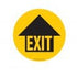 EXIT Floor Marker Graphic Safety Sign – Slip Resistant Warehouse Floor Sign