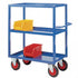 Heavy Duty Steel 3 Shelf Tray Trolley, 350kg Capacity, 1200mm High