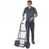 Heavy Duty Steel Mesh Back Sack Truck with Puncture Proof Wheels, 300kg Load Capacity