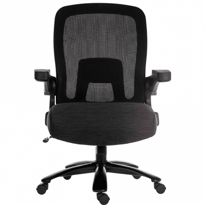 Heavy Duty Mesh Back Operator Chair, Adjustable Lumbar Support, 35 Stone Capacity