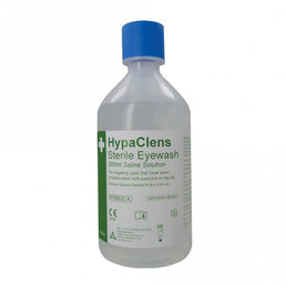 Sterile Eyewash Solution 500ml - Emergency Eye Irrigation Empty Bottle