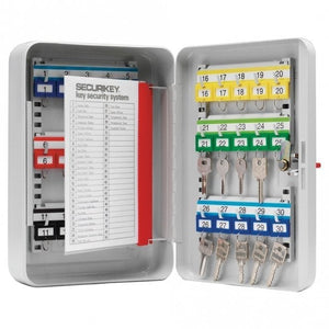 Wall Mounted Key Control Cabinet with Electronic Push Button Cam Lock 20-300 Keys