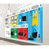 Wall Mounted Shadow Board Cleaning Station with Dustpan & Brush, 750 x 750mm