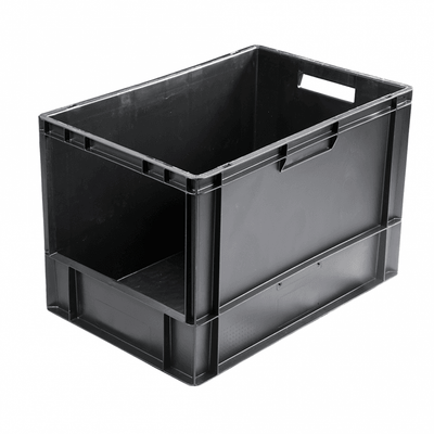 Euro Stacking Container with Open Front Access – Pack of 2
