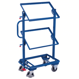 Order Picking Trolley with Tiltable Shelves 200kg Capacity