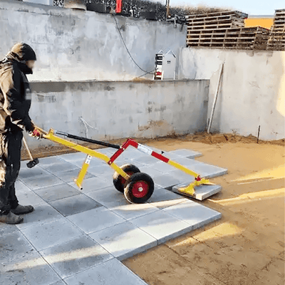 Paving Slab & Tile Lifter Sack Truck Trolley 125kg Capacity - 1m Lift Height