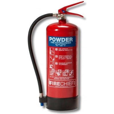 6kg ABC Dry Powder Fire Extinguisher – 43A 233B Fire Rating