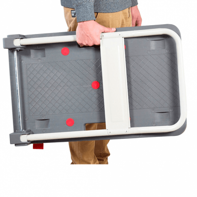 Heavy Duty Plastic Platform Trolley, 200kg Load Capacity
