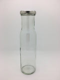 250ml Round Glass Sauce Empty Bottle with 43mm Lid