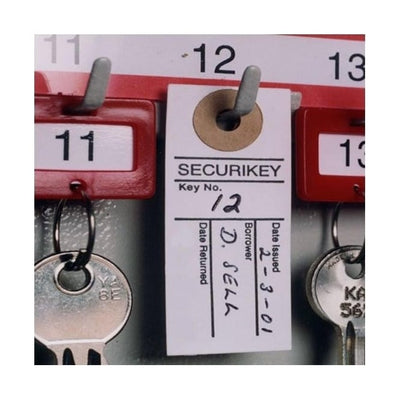 Sign Out Tabs for Key Control Cabinets