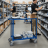 Steel 2 Shelf Tray Trolley – 150kg Capacity
