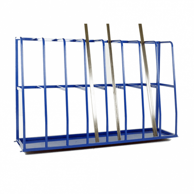 Heavy Duty Free-Standing Vertical 8 Bay Bar Rack 2400 x 600 x 1500mm